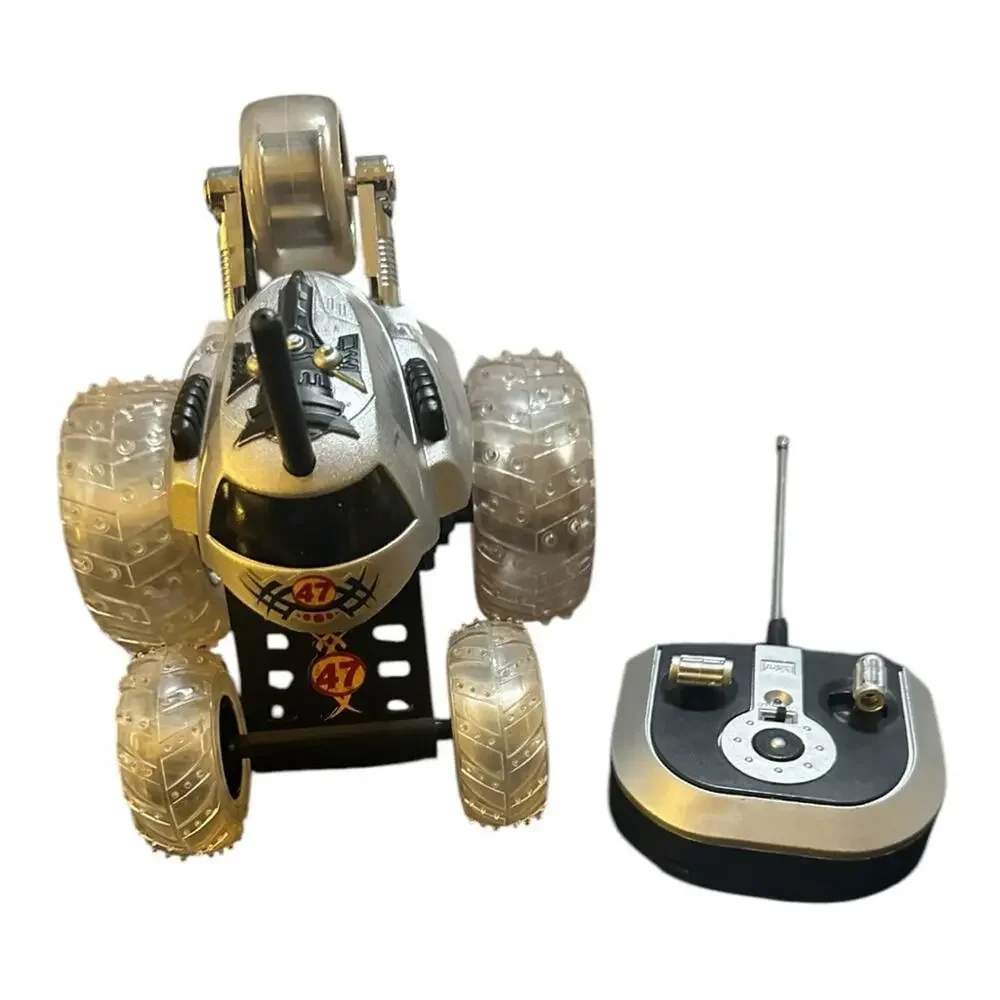 Silver and Black Remote-Controlled Monster Truck
